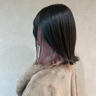 ミディアム カラー 透明感カラー/京橋/ reikoのヘアスタイル