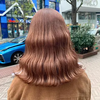 セミロング カラー ゆう🫧 透明感/ハイトーンのヘアスタイル