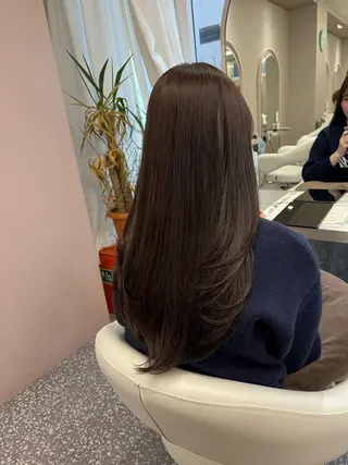ロング カラー ヘアアレンジ Naru┆川西能勢口 ┆髪質改善のヘアスタイル