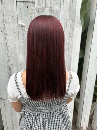 ミディアム カラー 久保 泰都のヘアスタイル