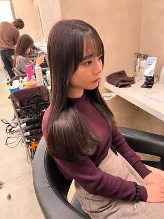 ロング カラー 💖札幌カラー 指名No.1💖玲奈のヘアスタイル