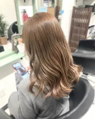 ロング カラー パーマ ヘアアレンジ 髪質改善✧︎カラー 💎AIM【アイム】のヘアスタイル