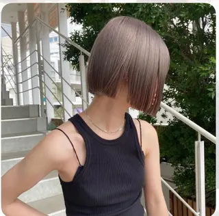 ショート youres hair恵比寿本店所属・縮毛矯正×レイヤー カット/飯田 輝のヘアスタイル