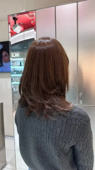 ミディアム ルナ/モデル募集🎀 /バレイヤージュのヘアスタイル