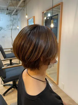 ショート 長瀬 友樹のヘアスタイル