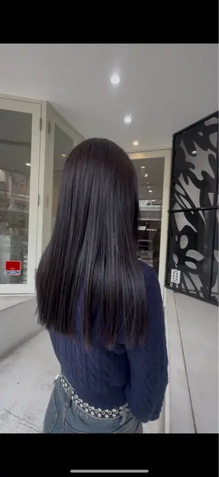 ロング カラー いしはま ななかのヘアスタイル