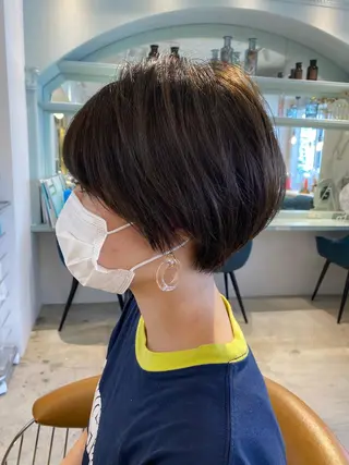 ショート 髪質改善レイヤー/ ボブたんの翔太のヘアスタイル