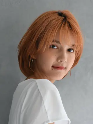 ミディアム 鈴木 空音のヘアスタイル