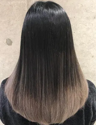 ミディアム カラーモデル募集中 美容室ハピスのヘアスタイル