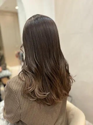 セミロング パーソナルカラー骨格 顔タイプ　川野龍一のヘアスタイル