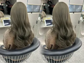 ロング カラー 村上 大武のヘアスタイル