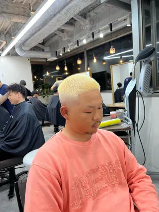 ショート カラー 渋谷 【メンズ特化】ナゴムのヘアスタイル