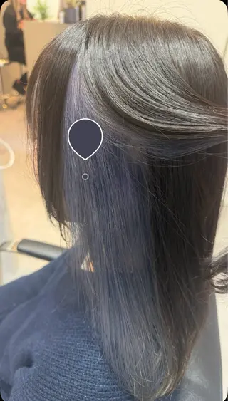 カラー 中山 朱のヘアスタイル