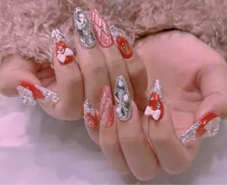 ネイル 長さだし専門店 M2　rikaのネイルデザイン