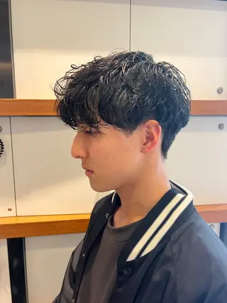 パーマ メンズ Ore🫧タナカマヤ /柔らかい質感カラーのヘアスタイル