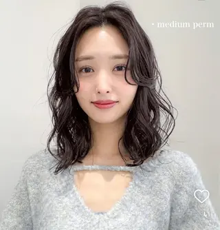 ミディアム konno shoのヘアスタイル