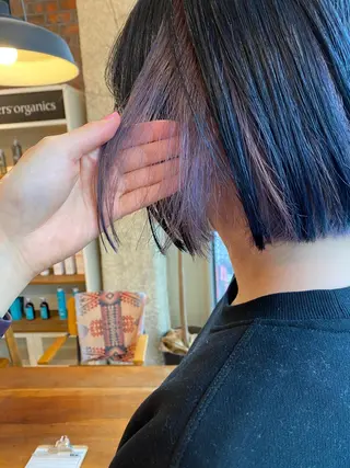 ショート カラー the BRIDGE 加藤みのりのヘアスタイル