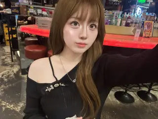 ロング カラー 我妻 結のヘアスタイル
