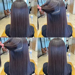 ロング 縮毛矯正/髪質改善 特化/冨島智基のヘアスタイル