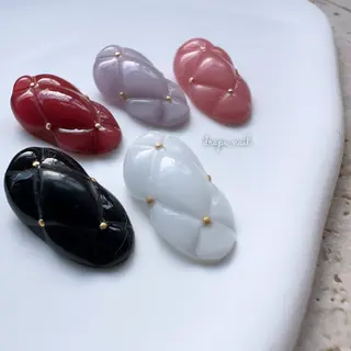 ネイル ドレープネイル あべみつきのネイルデザイン