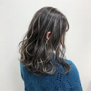 ミディアム カラー ノンダメージ髪質改善 カラー💎/KURAのヘアスタイル