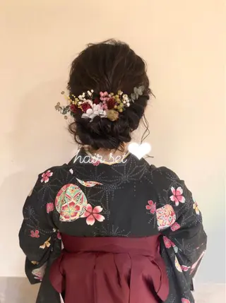 ミディアム ヘアアレンジ マンツーマン半個室 tamuraのヘアスタイル