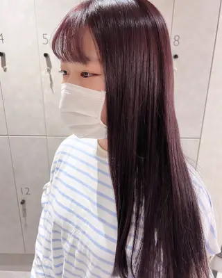 ロング カラー たかはし まいのヘアスタイル