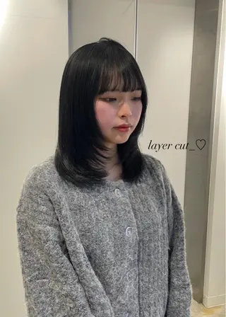 ミディアム 新宿⋆✦ Maoのヘアスタイル