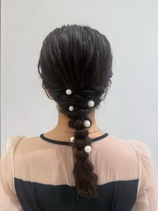 セミロング 🐰美髪カラー／ア レンジ🐰きょかのヘアスタイル