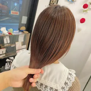 セミロング 髪質改善特化 安東駿介のヘアスタイル
