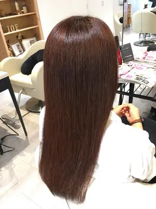 ロング カラー 金子 富士のヘアスタイル