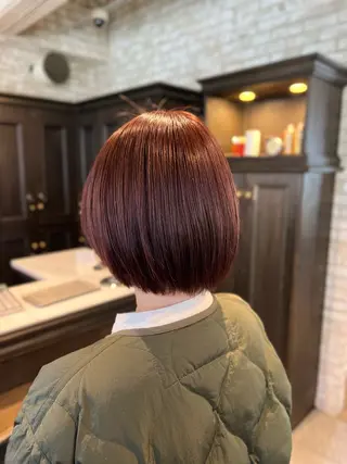 ショート カラー 渋谷　今泉ひろき 髪質改善×美髪矯正のヘアスタイル