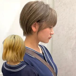 ショート カラー ショート/ボブ 🌼YUNAのヘアスタイル