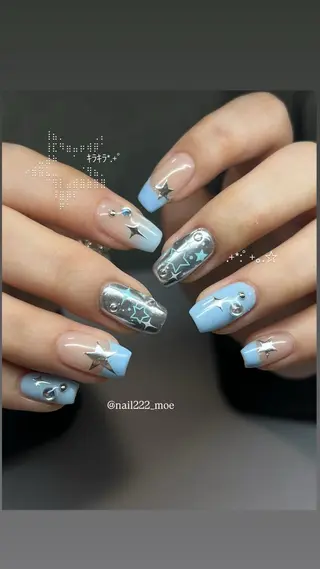 ネイル ⟡.*222⋰˚☆ MöEのネイルデザイン