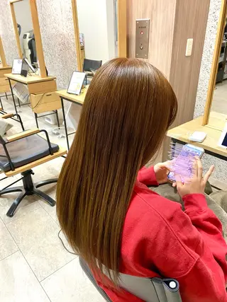 ロング 佐藤 森夏のヘアスタイル