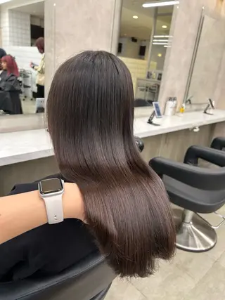 カラー 透明感ベージュ🤎 ナチュラルレイヤーのヘアスタイル