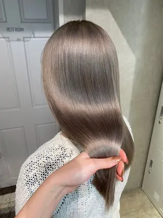 ロング カラー 髪質改善&艶カラー/ ほんだあみ (♡)のヘアスタイル