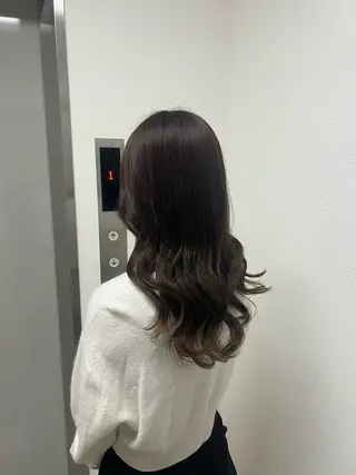 ロング ブリーチありorなし 暖色カラー🎀セナのヘアスタイル