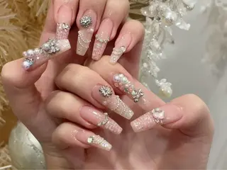 ロング Nail Salon Celine 柏店所属・Nail Salon Celine柏店のネイルデザイン