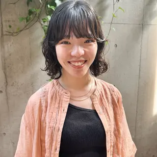 ショート パーマ 大橋 芽衣のヘアスタイル