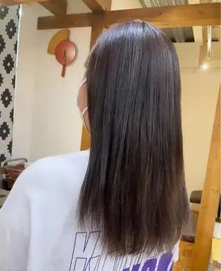 ロング カラー あずまぐち めぐみのヘアスタイル