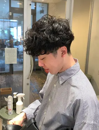 パーマ メンズ メンズ指名多数!! 田島史也のヘアスタイル