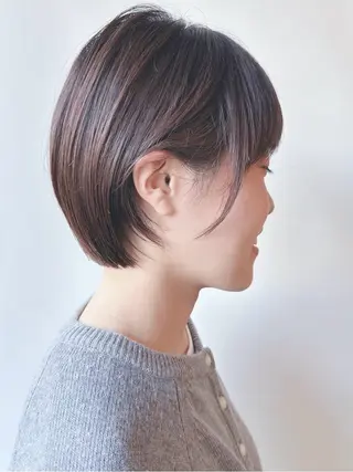 ショート ボブ/ゆるふわ ボブパーマ/とういのヘアスタイル