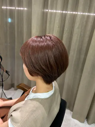ショート カラー 🌟デザインカラー 久保悠那のヘアスタイル
