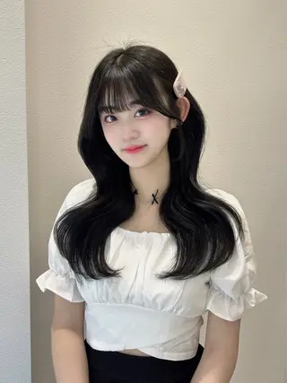 ロング カラー ⛓ワンホンレイヤー 🥀🖤/あいりのヘアスタイル