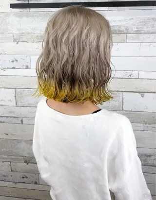 ミディアム カラー FUKUNAGA YUのヘアスタイル
