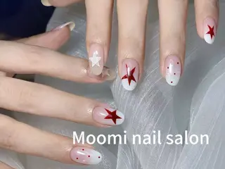 ロング 長さだし専門 Moominのネイルデザイン