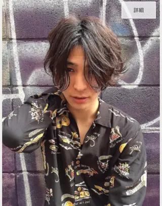 ショート メンズ ダブルカラー🤍 髪質改善／原島のヘアスタイル