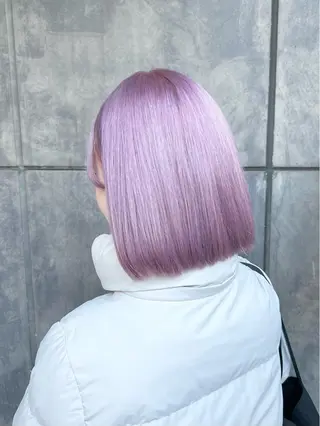 ミディアム カラー 🫧艶ダブルカラー ブリーチ🫧トモヤのヘアスタイル