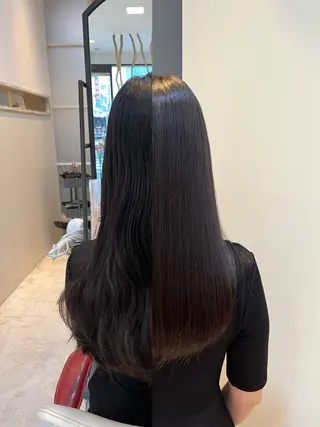 ロング かわの ひとしのヘアスタイル
